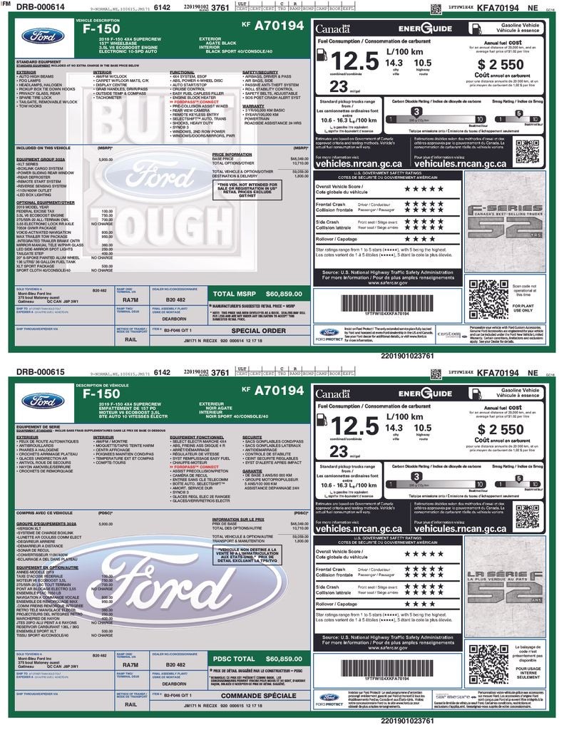 2019 Ford F-150 XLT