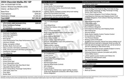 2024 Chevrolet Malibu RS