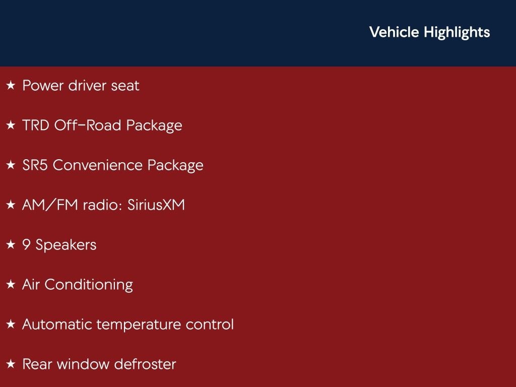 2025 Toyota Tundra SR5