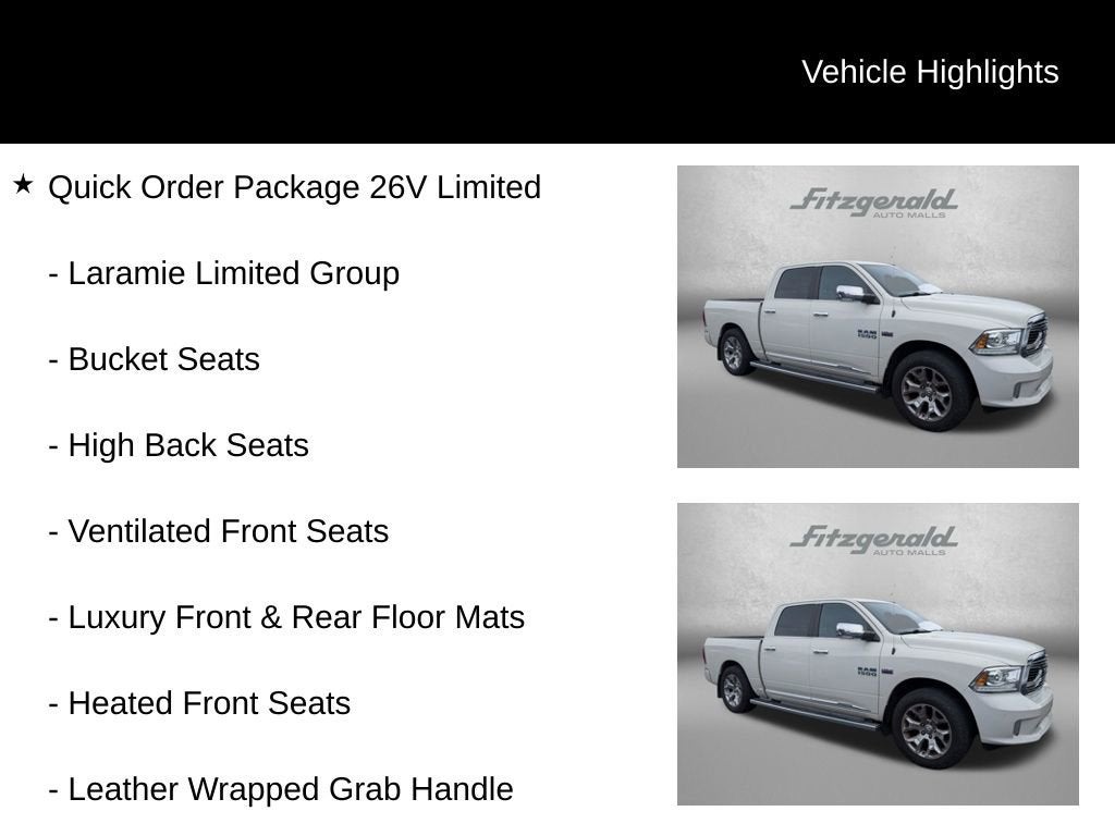 2016 RAM 1500 Longhorn Limited