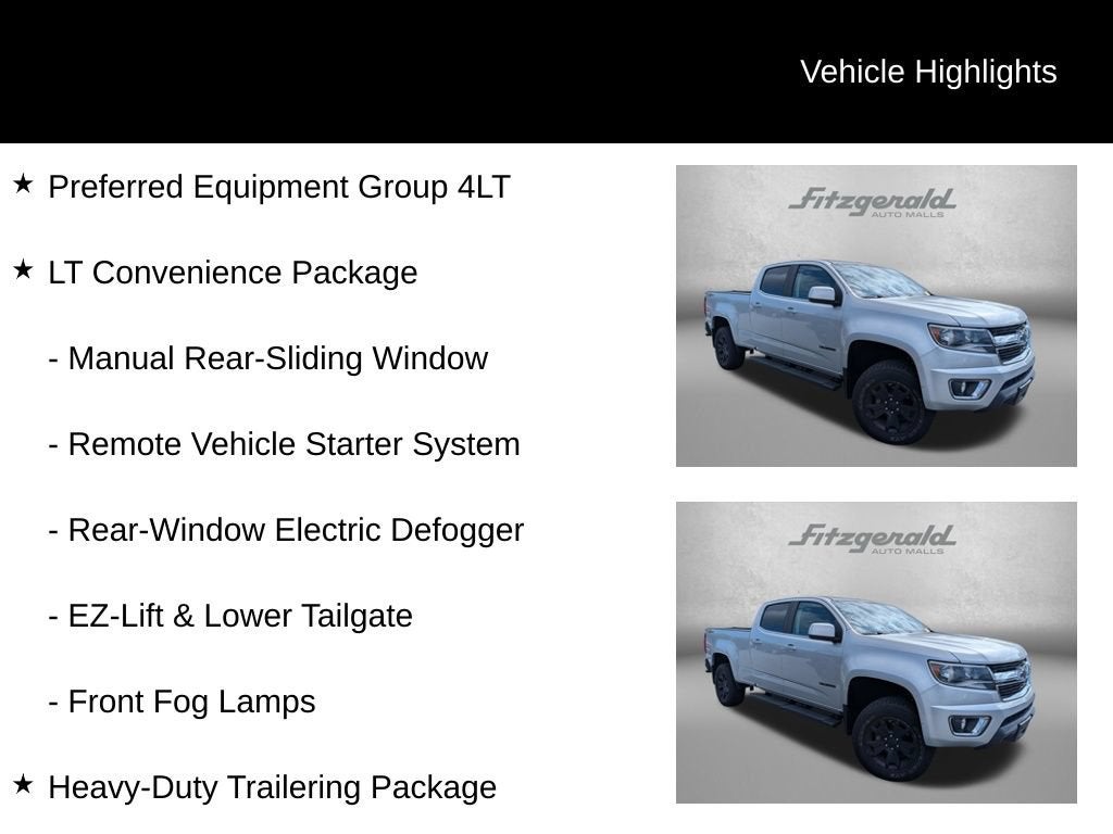 2018 Chevrolet Colorado 4WD LT