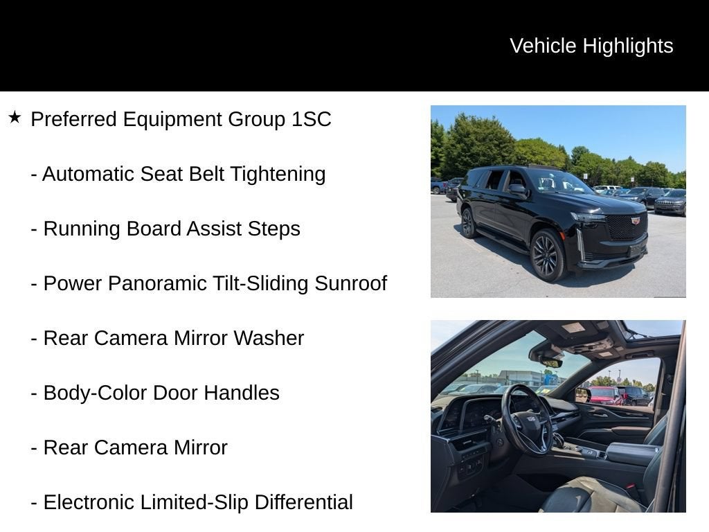2024 Cadillac Escalade ESV Sport