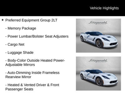 2019 Chevrolet Corvette Grand Sport 2LT
