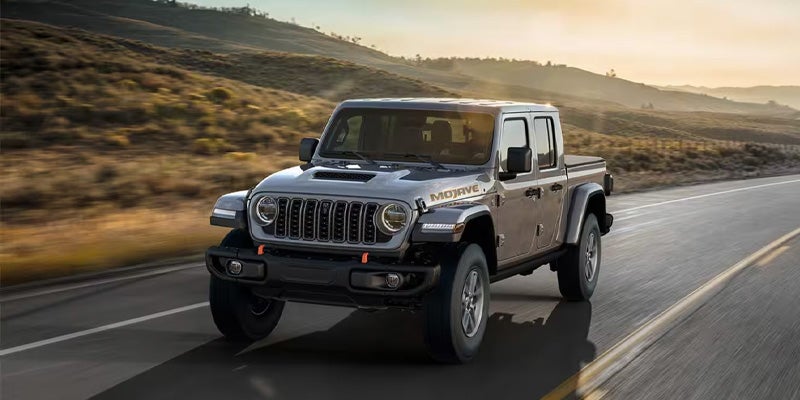 Jeep Gladiator driving on open highway