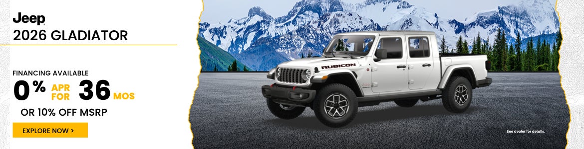 2026 Jeep Gladiator APR offer