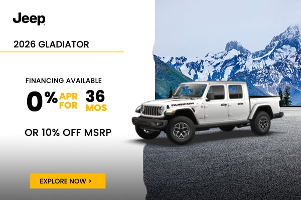 2026 Jeep Gladiator APR offer