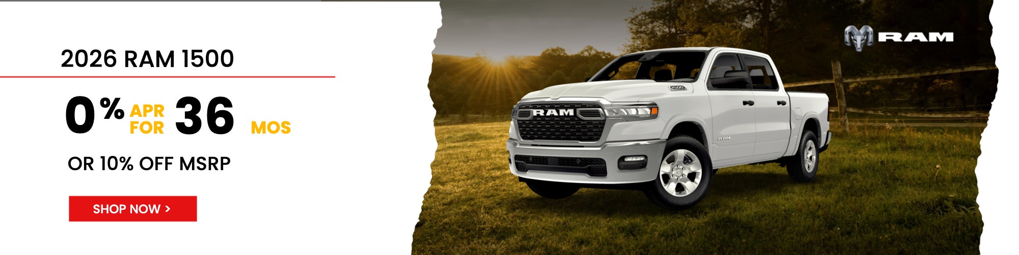 2026 RAM 1500 apr offer